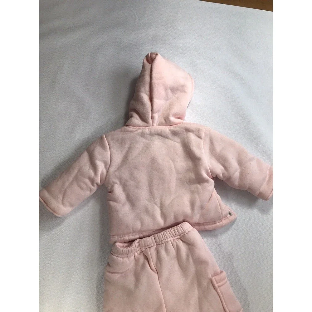 Baby Mack LTD 6 Months Unisex Snowsuit Pink 2 Peice